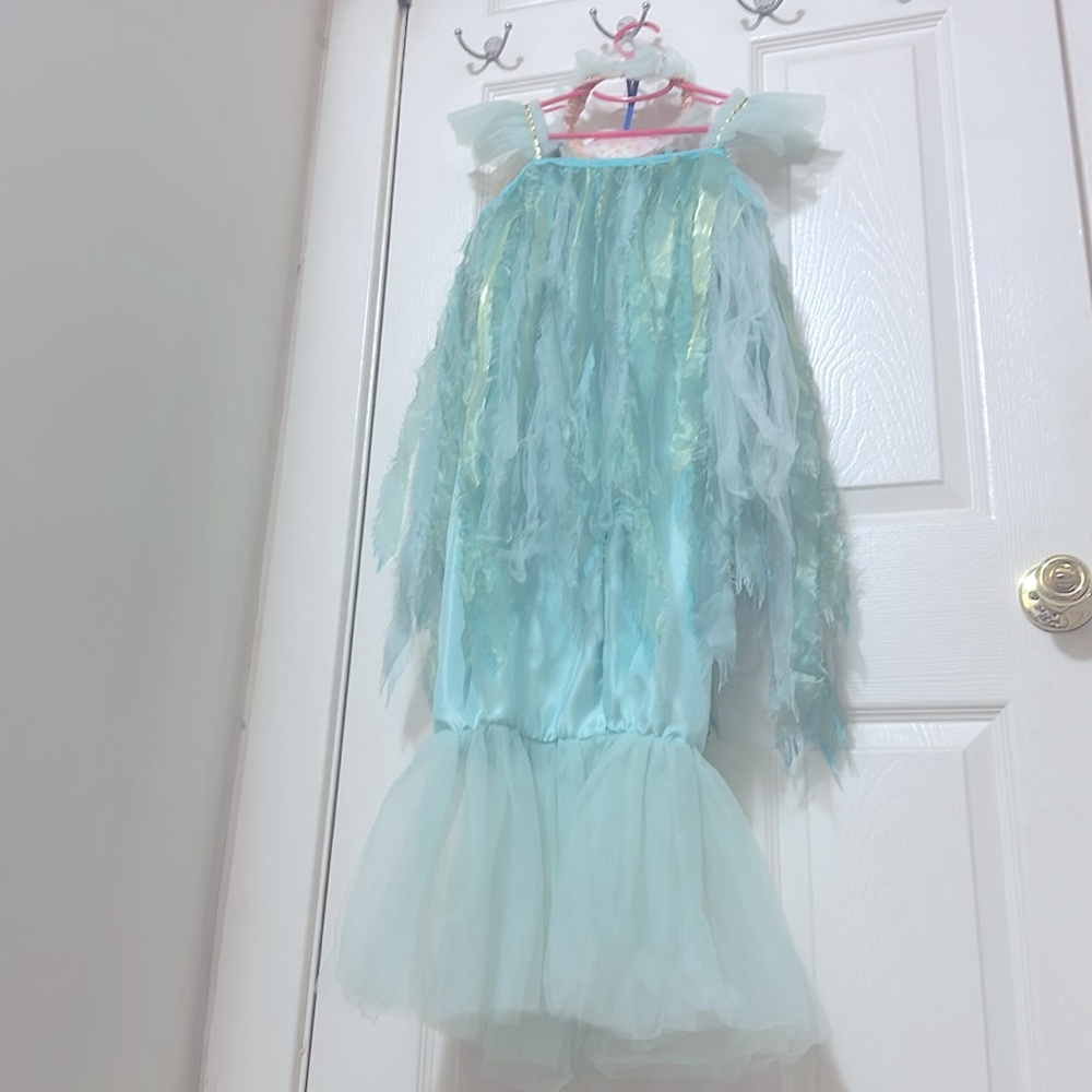 EUC Pottery barn Kids Mermaid Halloween Costume 7-8T - Picture 9 of 13